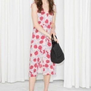 & Other Stories Pink Floral Dress
